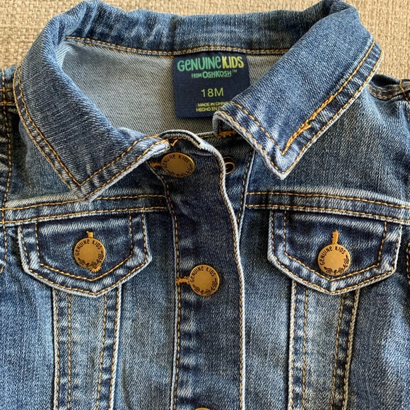 H&M Print Dress with Denim Vest - Picture 4 of 4